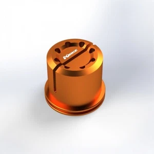 Kbike steering stem nut for Ducati Panigale V4 / Hypermotard 698 orange - Picture 1 of 1