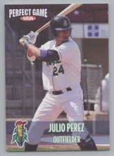 Julio Perez 2008 Perfect Game Cedar Rapids Kernels Angels Minor League 