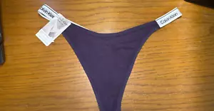 NWT Calvin Klein WOMEN's(Various) Modern Logo Dipped String Thong QD5157-501 - Picture 1 of 4