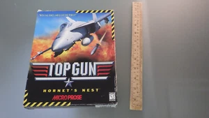 Vtg 1998 Video PC Game TOP GUN Hornet's Nest Big Box by MicroProse * CIB - Picture 1 of 7