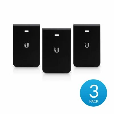 Ubiquiti IW-HD-BK-3 In-Wall HD Covers Black Design 3-pack - Image 1 of 4