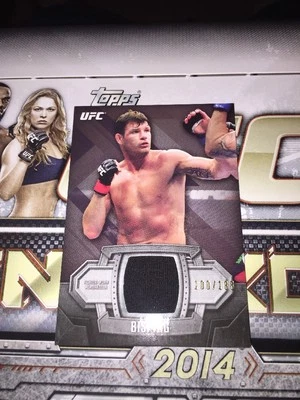 UFC Knockout 2014 Authentic Relic Card Of Michael Bisping Numbered #100/188. - Image 1 of 4