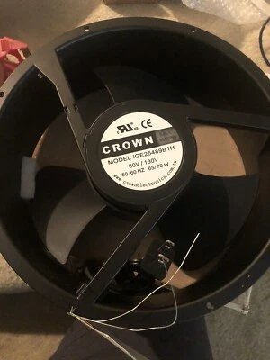 Crown BMF-FAN10 Rack Fan 80v/130v  50/60HZ  65/70W Fan New MODEL IGE25489B1H - Image 1 of 4