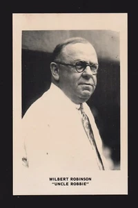 SPORTS COLLECTORS Wilbert Robinson UNSIGNED 3-1/2 x 5-1/2 PHOTO POSTCARD #2 - Picture 1 of 1