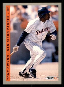 1993 Fleer #138 Tony Gwynn - San Diego Padres