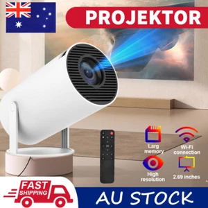 5G 4K Projector Smart HD LED WiFi Bluetooth HDMI Android Office Home Theater - Picture 1 of 10