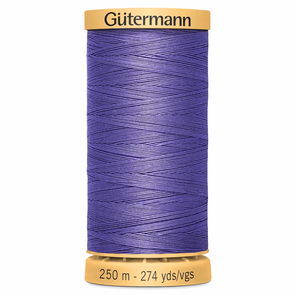 Gutermann Natural cotton thread 250m 274 yds 100% cotton 4434 grape - Image 1 of 1