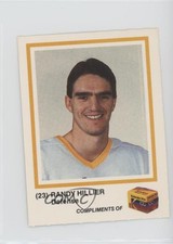 1986-87 Kodak Pittsburgh Penguins Randy Hillier #23