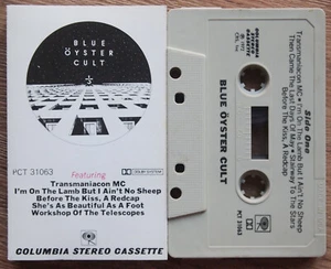 BLUE ÖYSTER CULT - BLUE ÖYSTER CULT (CBS 4032025) 1980s UK CASSETTE TAPE REISSUE - Picture 1 of 3