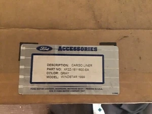1999 ford windstar cargo liner new gray xf2z-1611600-ea - Picture 1 of 3