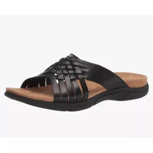 Easy Spirit Womens Meadow Slides Slip On Slipper Sandals Black Size 5M NIB - Picture 1 of 8
