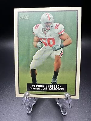 2009 Topps Magic Football - #199 Vernon Gholston Ohio State Buckeyes - Image 1 of 2