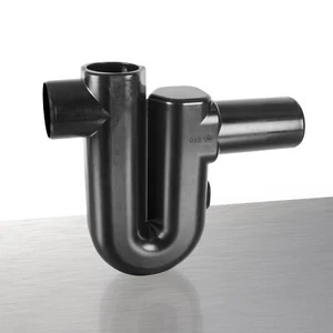 Sifone trabocco DN 100 con offset altezza 6 cm - Foto 1 di 1