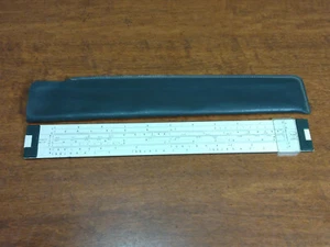 Vintage 12" Pickett No. 120 Trainer Slide Rule with Case - Picture 1 of 13