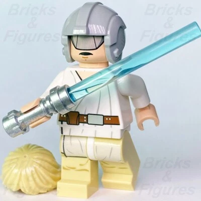 LEGO® Star Wars Luke Skywalker Minifigure Blast Shield Helmet Jedi 7965 sw0335 - Image 1 of 3