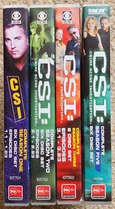 CSI Crime Scene Investigation DVD Series Seasons 1 2 3 5 Region 4 VGC 24 Discs - Picture 1 of 10