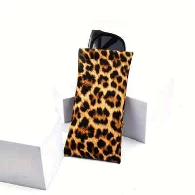 WENZHOU XIRUI PACKING CO.,LTD Leopard Pattern Fashion Soft Glasses Case