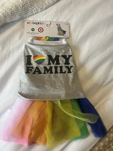 Dog Gay Pride Gray Rainbow Pullover Medium - Picture 1 of 2