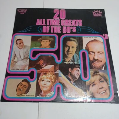 20 ALL TIME GREATS OF THE 50’s VINTAGE VINYL RECORD 1972 - Image 1 of 4