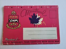 Vintage Canada Montreal 60s to 70s Picture Promo Travel Guide Book Postcard-134
