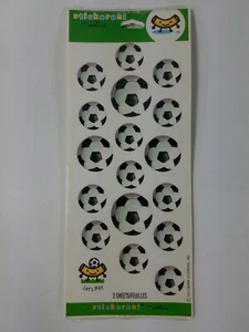 Hallmark Stickeroni Soccer Ball Scrapbook Stickers - Picture 1 of 1