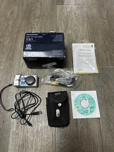 Panasonic LUMIX DMC-TZ1 5.0MP Digital Camera - Silver *Not Working* - Picture 1 of 7
