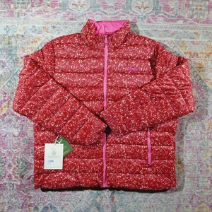 Regatta Orla Kiely Berry Down Puffer Jacket Red UK 20 RRP £100 Outdoor Active - Picture 1 of 10