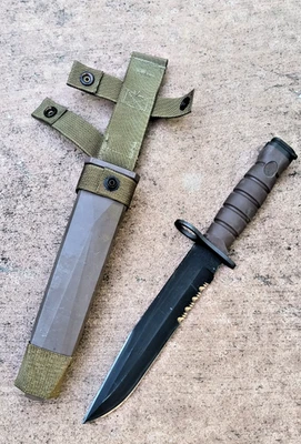 Cuchillo de colección OKC3S OKC-3S USMC Marine Corps Bayont Ontario Knife Co & Scabbard Foto 1 de 4