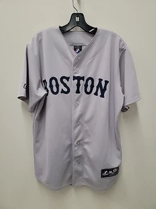 Camiseta de béisbol Majestic Boston Red Sox Crawford para hombre talla M MLB gris - Imagen 1 de 5