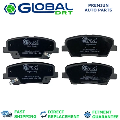 4x Rear Brake Pads D1816 Fit Hyundai Santa Fe Sport 2017-2018 2.0L Turbo 2.4L L4 Foto 1 de 4