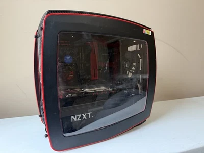 NZXT Manta Mini-ITX Red/Black RARE Case ca-mantw-m2 OG Build GTX 960 - Image 1 of 4