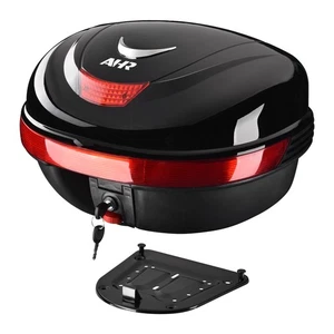 AHR 35L Universal Motorcycle Tour Tail Box Scooter Trunk Storage Lock Top Case - Foto 1 di 9