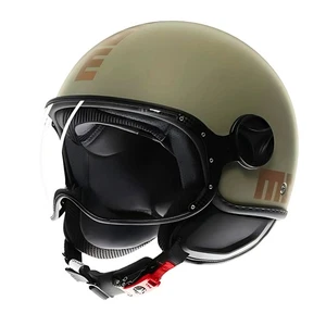 MOMO DESIGN FGTR CLASSIC FLIP JET VERDE OPACO BRONZO TAGLIA M (57-58CM) - Picture 1 of 1