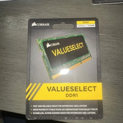 Corsair 512 MB SO-DIMM 333 MHz DDR Memory (VS512SDS333) - Image 1 of 2