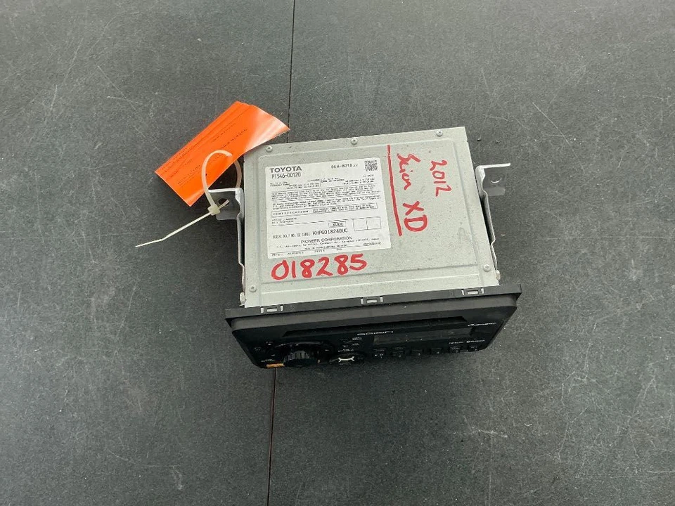 Audio Equipment Radio Display And Receiver Am-fm-cd Fits 08-14 SCION XD 126302 - Image 1 of 4