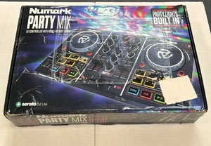 Numark Party Mix Double Deck DJ Controller w/Built-In Light Show - Picture 1 of 6