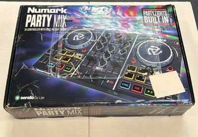 Numark Party Mix Double Deck DJ Controller w/Built-In Light Show - Image 1 of 4