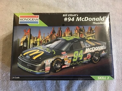 1995 MonoGram BILL ELLIOTT #94 McDonald’s Batman THUNDERBAT Model Kit Sealed - Image 1 of 4