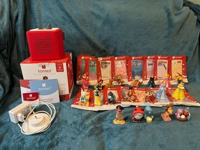 Toniebox  in Rot mit vielen Tonies *Rentier *Disney *Rare *OVP *TOP Zustand - Bild 1 von 4