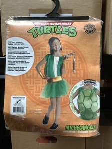 Michelangelo Tutu TMNT Teenage Mutant Ninja Turtle Fancy Dress Halloween Costume - Picture 1 of 1