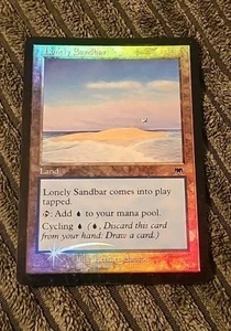 Lonely Sandbar FOIL EX Onslaught MTG Magic the Gathering - Picture 1 of 2