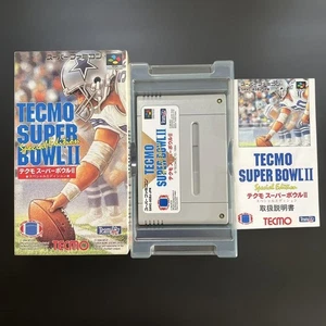 [With outer box, good condition] Tecmo Super Ball 2 Super Famicom SFC - Picture 1 of 15