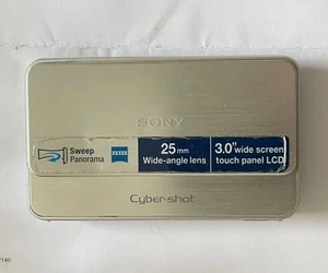 Sony Cyber-shot DSC-T99 14,1 MP Digitalkamera - Silber - DISPLAY BESCHÄDIGT - Bild 1 von 2