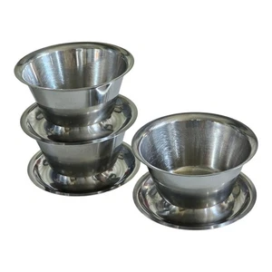 Raimond Serving Bowl Stainless Steel 18/8 Gravy Sauce Saucer Stackable READ - Picture 1 of 7