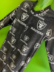 NFL Las Vegas Raiders Polar Cremallera Completa L/S Pijama Para Hombre Pequeño - Imagen 1 de 6