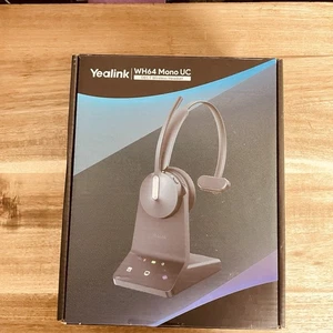 Yealink WH64-MONO-UC 1208672 Mono UC Auriculares Inalámbricos DECT Bluetooth - Imagen 1 de 5