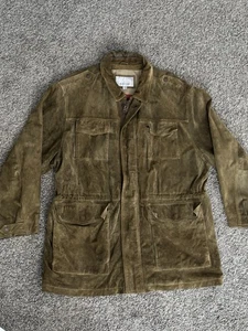Wilson’s Leather M. Julian Military Jacket Men 2XL Brown Suede Che Guevara - Picture 1 of 11