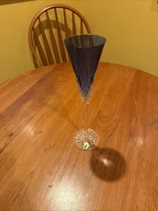 Waterford LISMORE Jewels SAPPHIRE Blue Crystal Toasting One Flute RARE - Bild 1 von 10