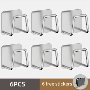 Küche Edelstahl Spüle Schwämme Halter Selbstklebend Abfluss Trockengestell Kitc - Bild 1 von 25