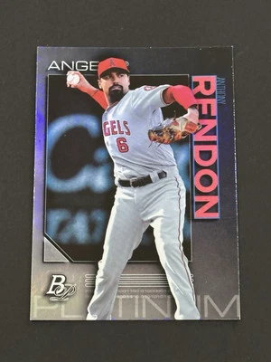 2020 Bowman Platinum Anthony Rendon #64 Los Angeles Angels (Q) - Image 1 of 2